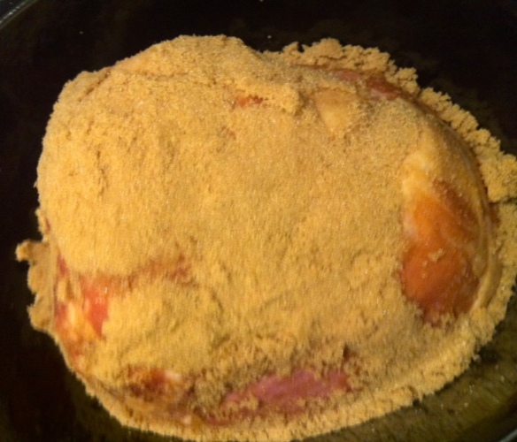 Fall-Off-The-Bone Crock Pot Ham  Something Sweet Something Salty